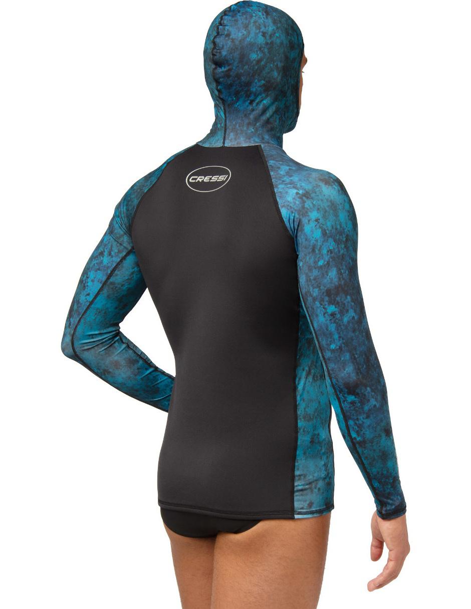 Rashguard Cressi estampado camuflaje para hombre