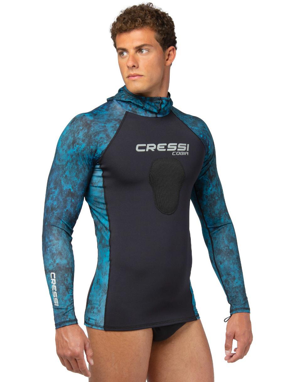 Rashguard Cressi estampado camuflaje para hombre
