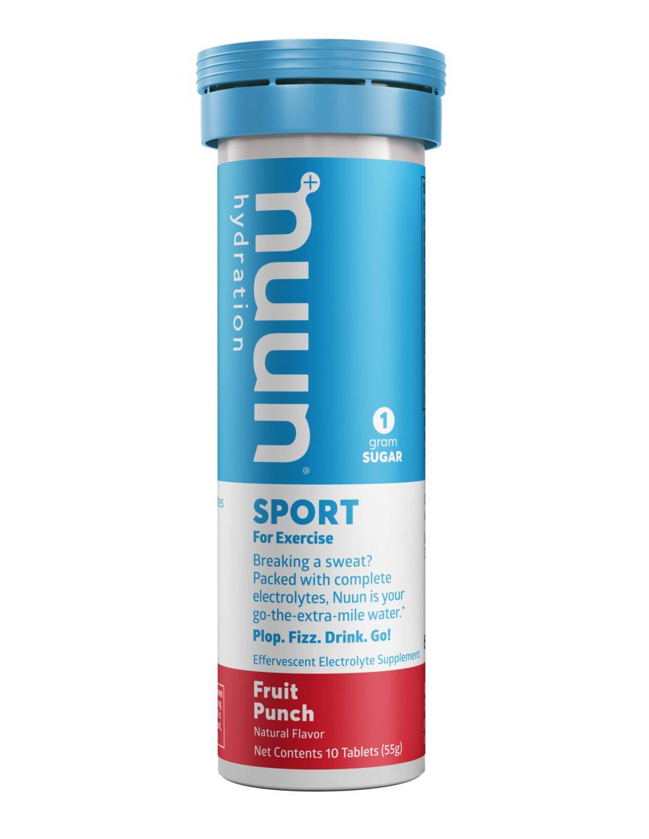 Tabletas rehidratantes Nuun sabor ponche de frutas