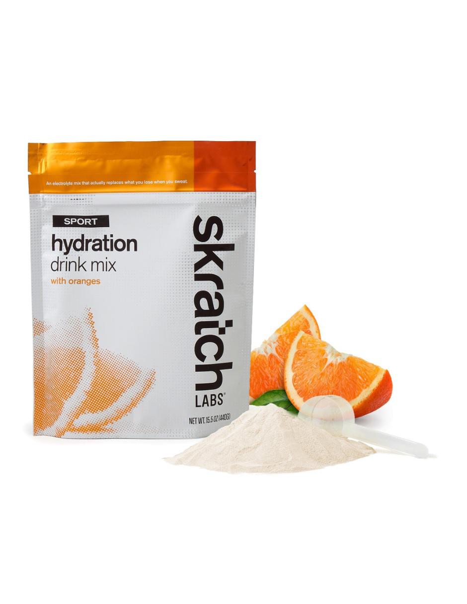 Bebida hidratante Skratch Labs sabor naranja