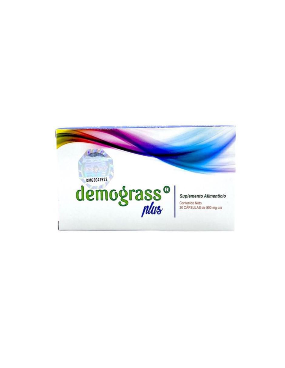 Suplemento alimenticio Demograss de 30 cápsulas