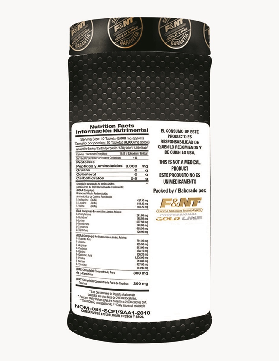 Tabletas masticables Food & Nutrition Technologies