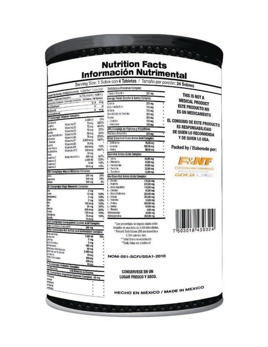 Suplemento alimenticio Food & Nutrition Technologies