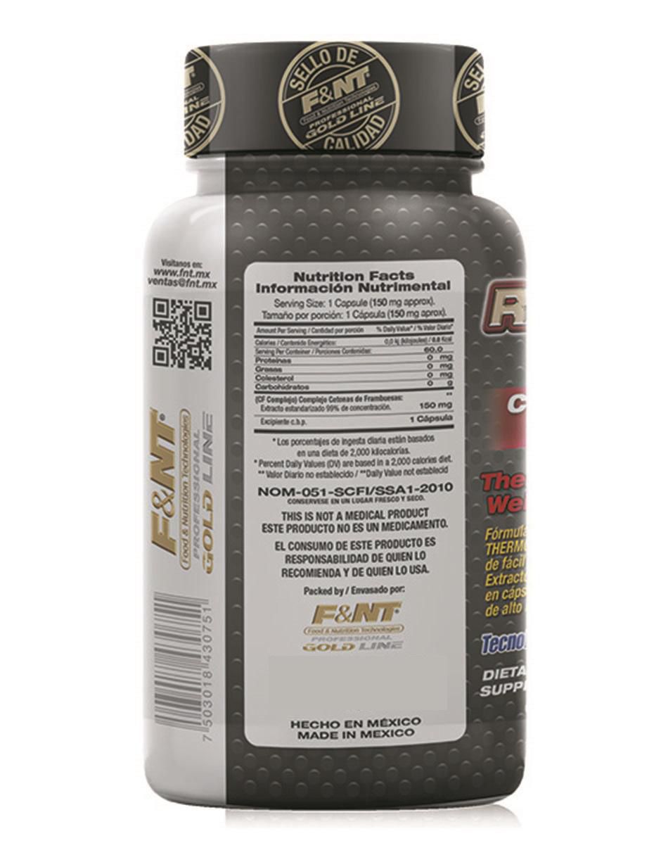 Suplemento alimenticio Food & Nutrition Technologies
