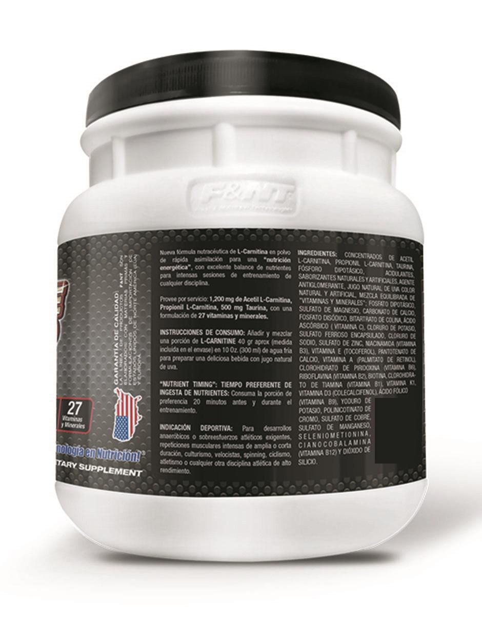 Suplemento alimenticio Food & Nutrition Technologies sabor uva de 1 kg