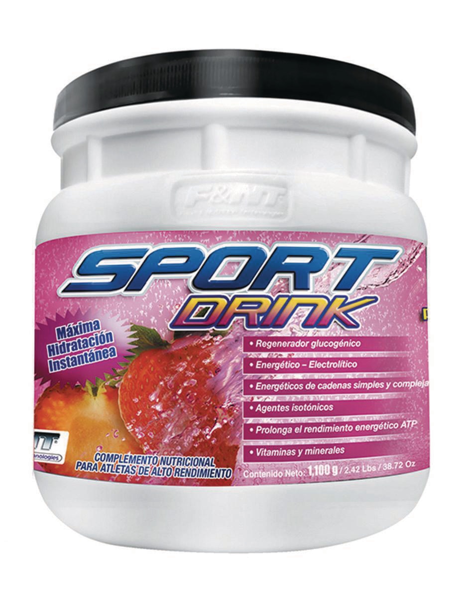 Bebida en polvo Food & Nutrition Technologies sabor fresa de 1,100 g 1