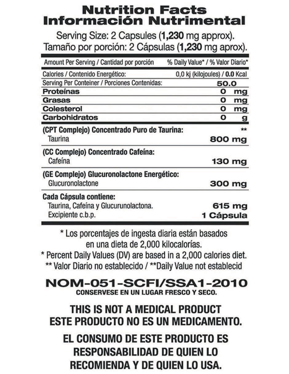 Suplemento alimenticio Food & Nutrition Technologies