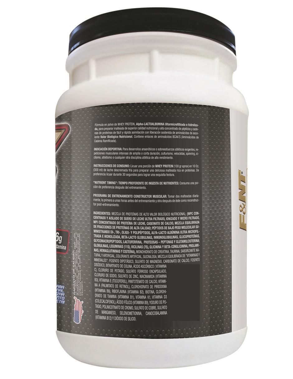 Suplemento alimenticio Food & Nutrition Technologies sabor chocolate