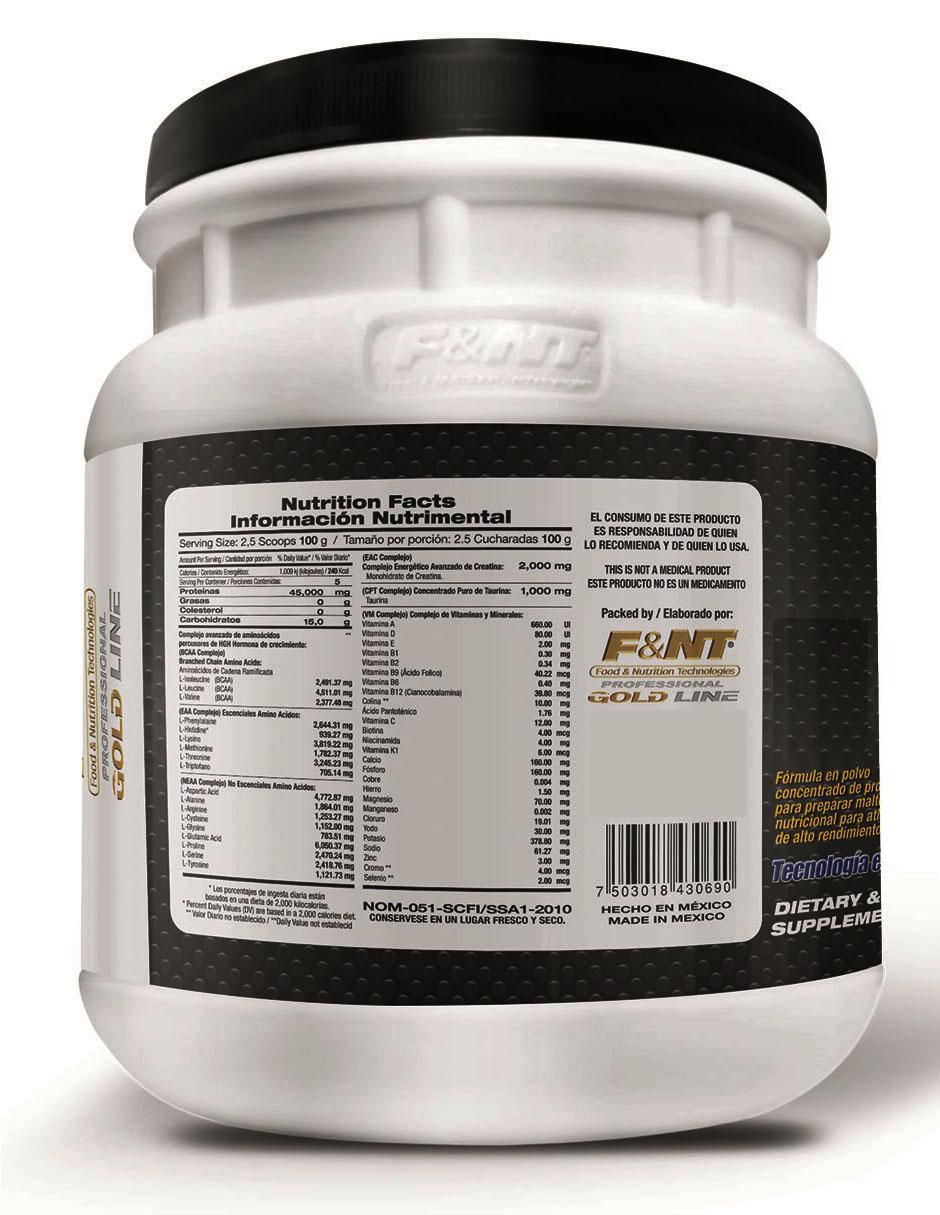 Suplemento alimenticio sabor vainilla de 500 g Suplemento alimenticio sabor vainilla de 500 g