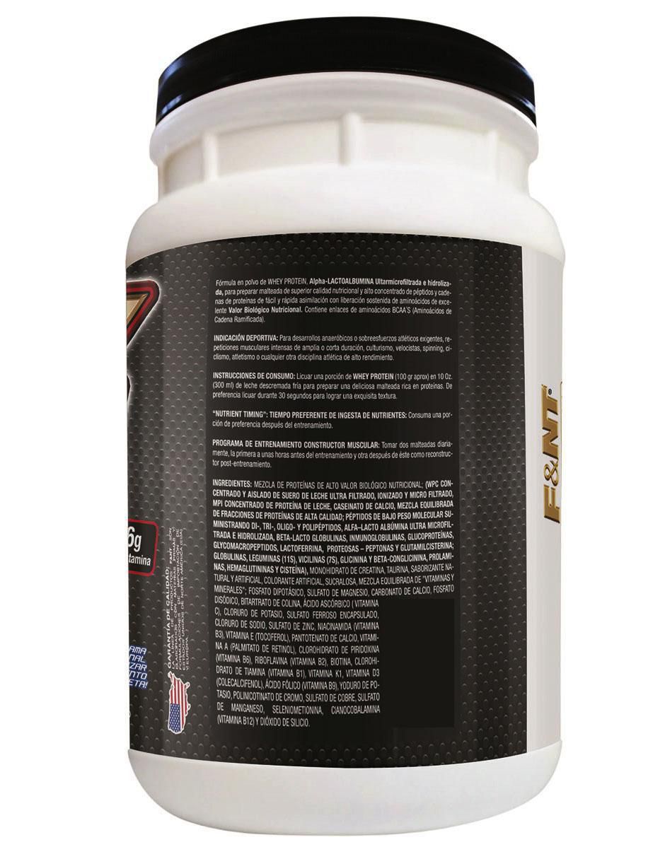 Suplemento alimenticio Food & Nutrition Technologies sabor nuez avellana de 1000 g