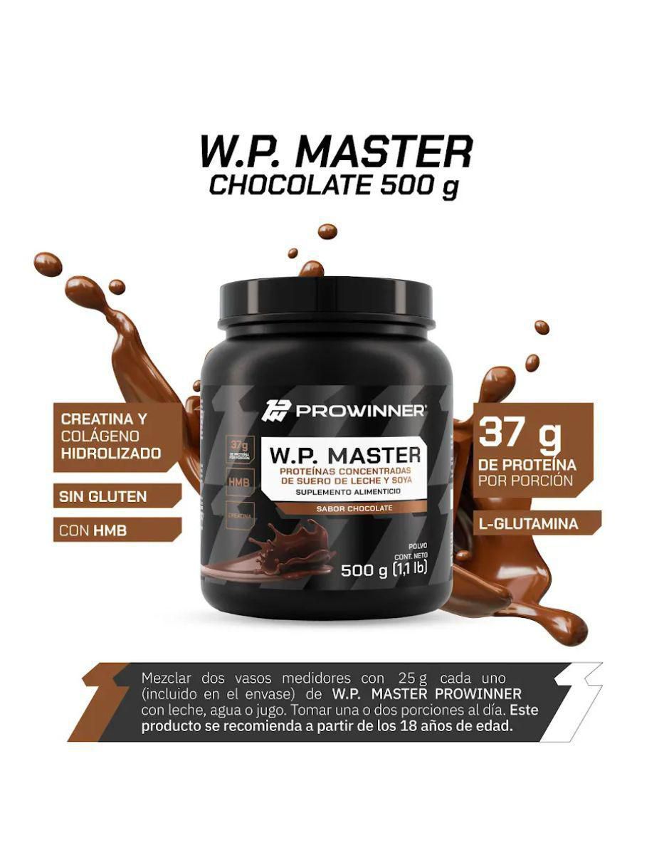 Suplemento WP Master (Whey protein) sabor chocolate de 1 l 6