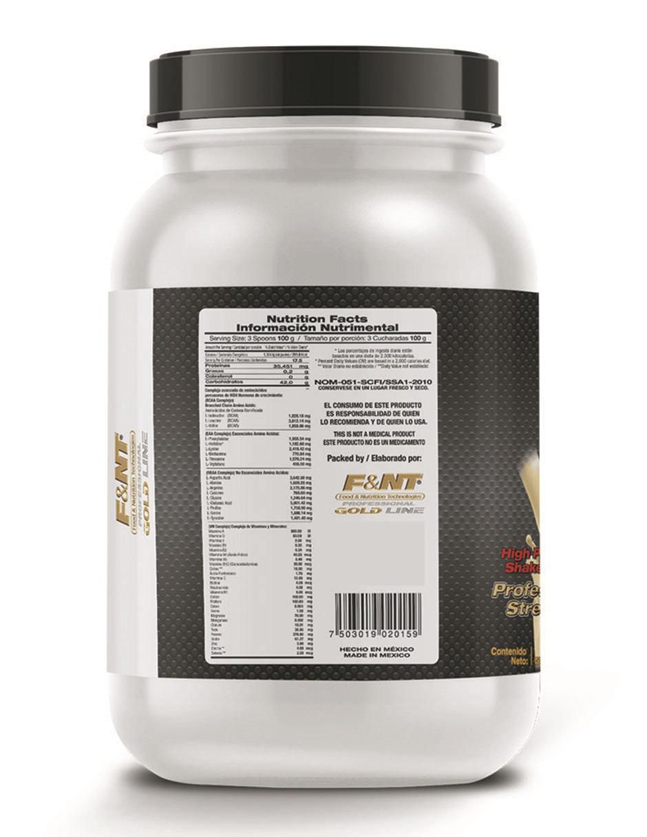 Suplemento alimenticio sabor fresa 2