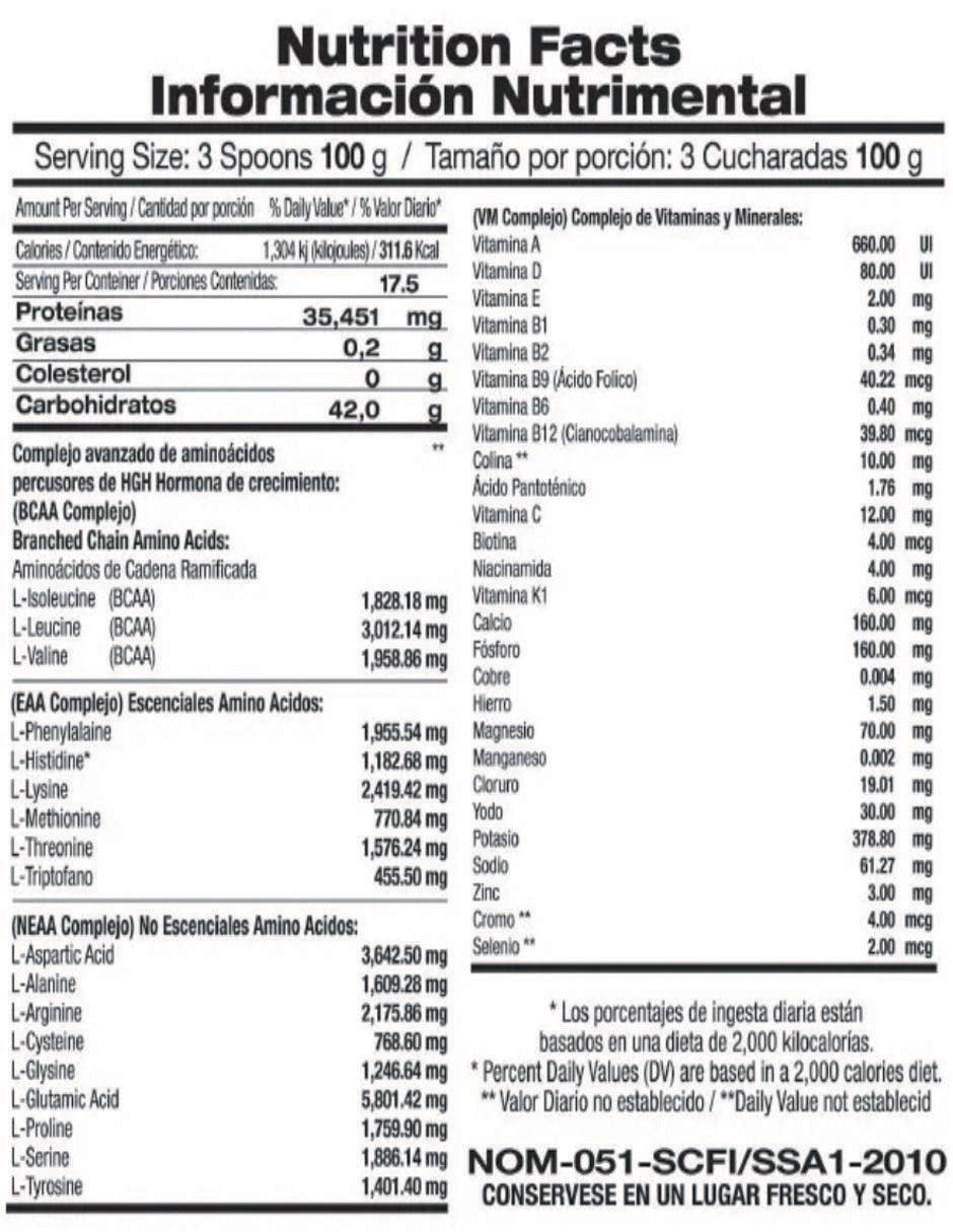 Suplemento alimenticio sabor fresa Suplemento alimenticio sabor fresa