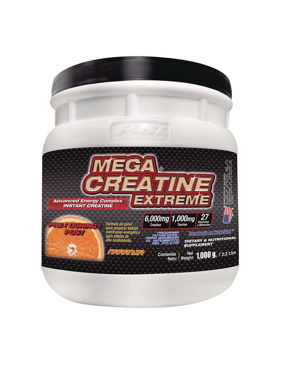 Suplemento alimenticio Food & Nutrition Technologies sabor naranja de 1000 g