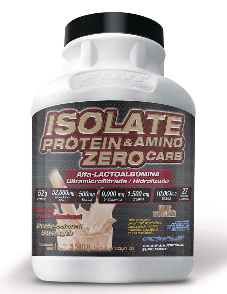 Suplemento alimenticio Food & Nutrition Technologies sabor nuez