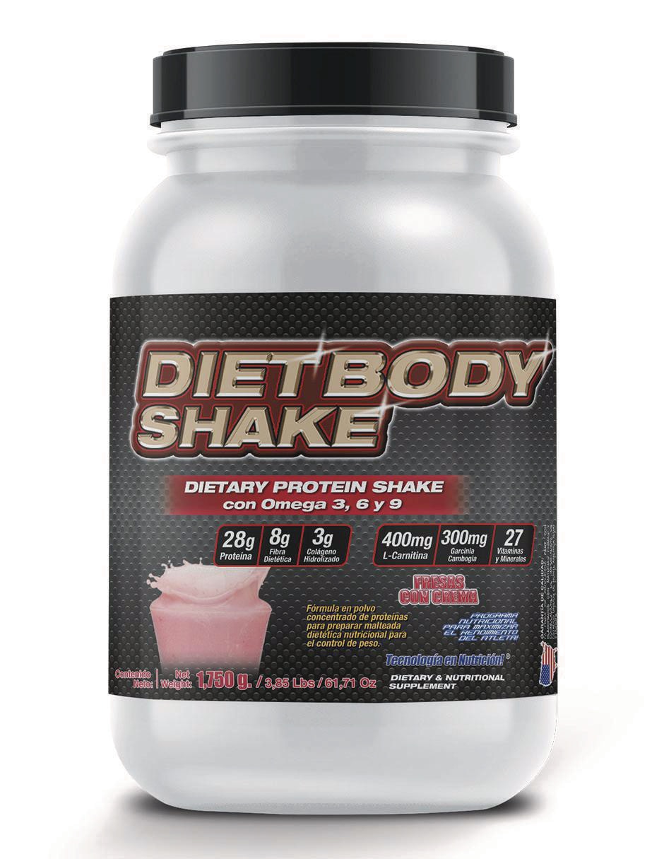 Suplemento alimenticio Food & Nutrition Technologies sabor fresas con crema 1