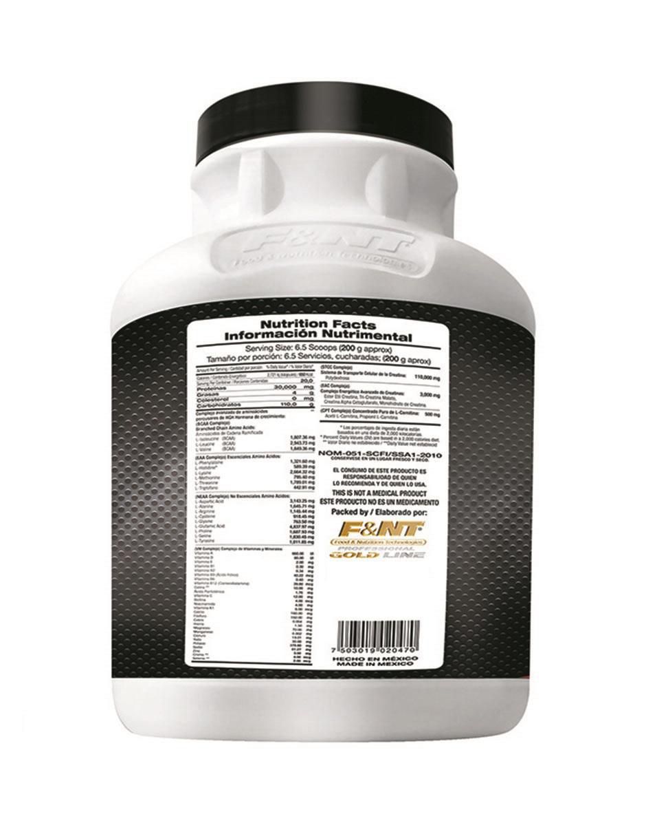 Suplemento alimenticio Food & Nutrition Technologies sabor fresas con crema