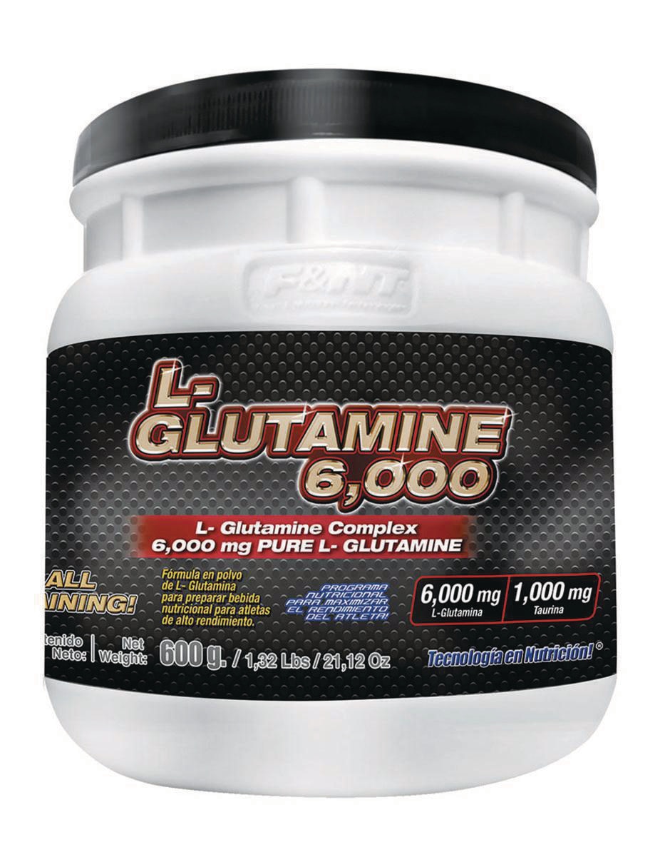 Suplemento alimenticio Food & Nutrition Technologies con l-glutamina sabor natural
