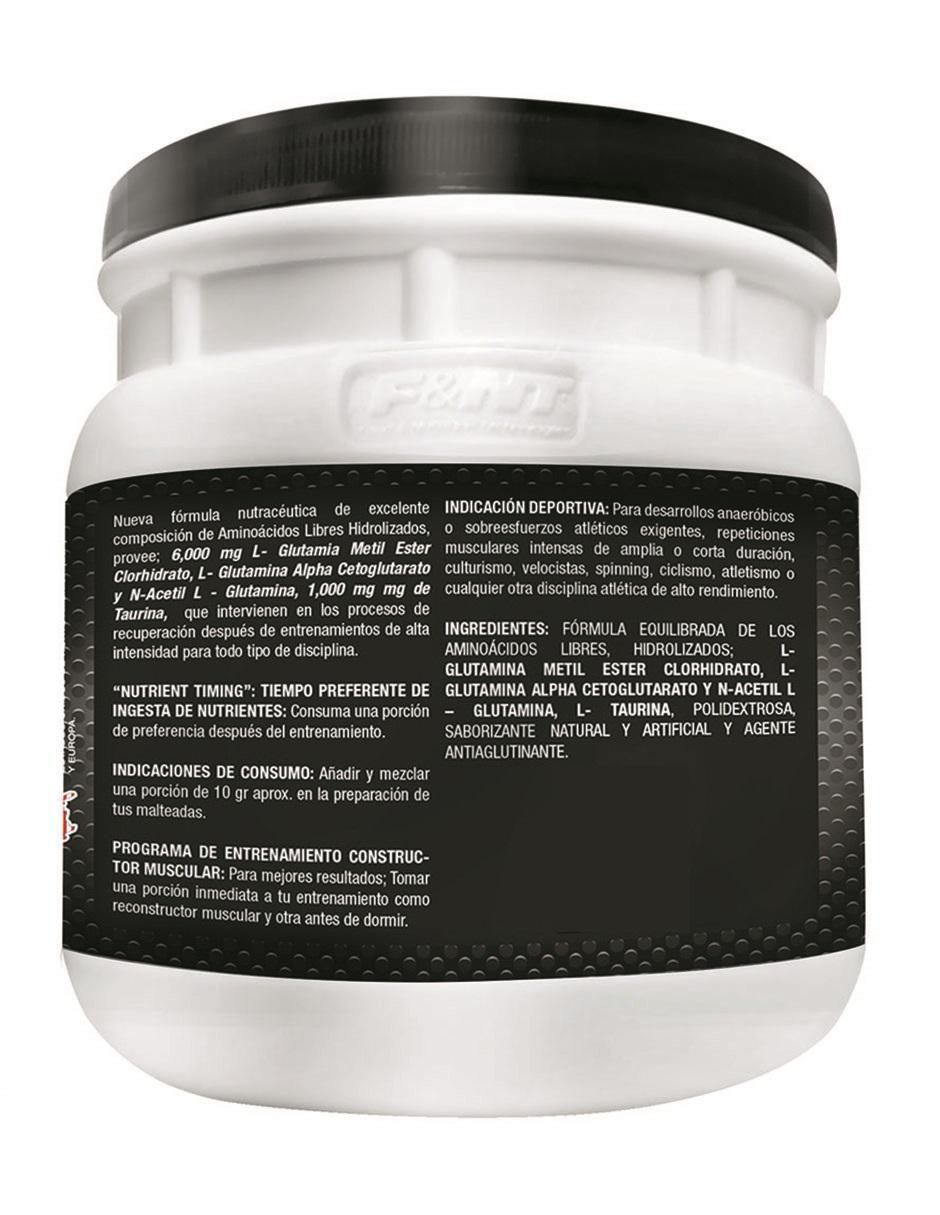 Suplemento alimenticio Food & Nutrition Technologies con l-glutamina sabor natural