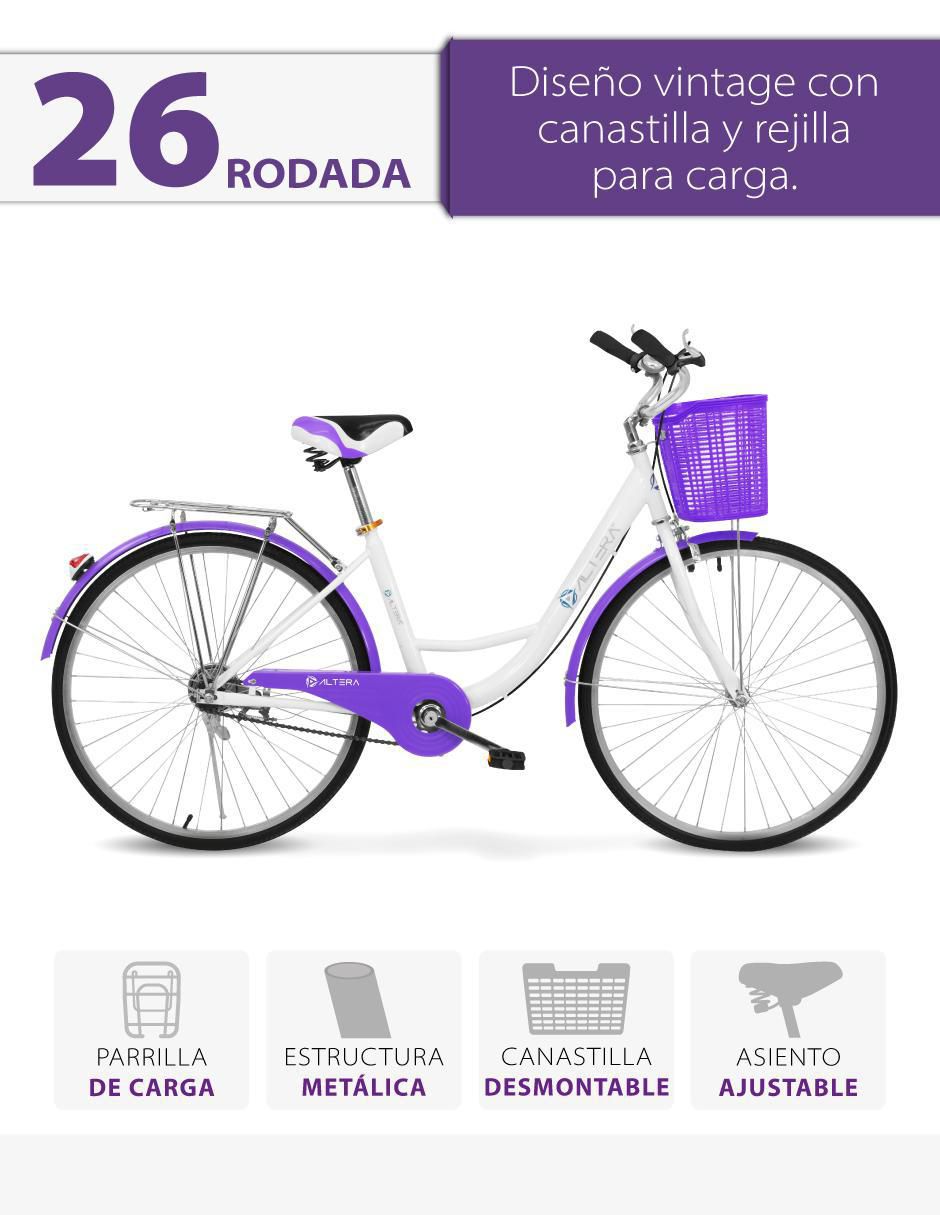 Bicicleta urbana rodada 26 9