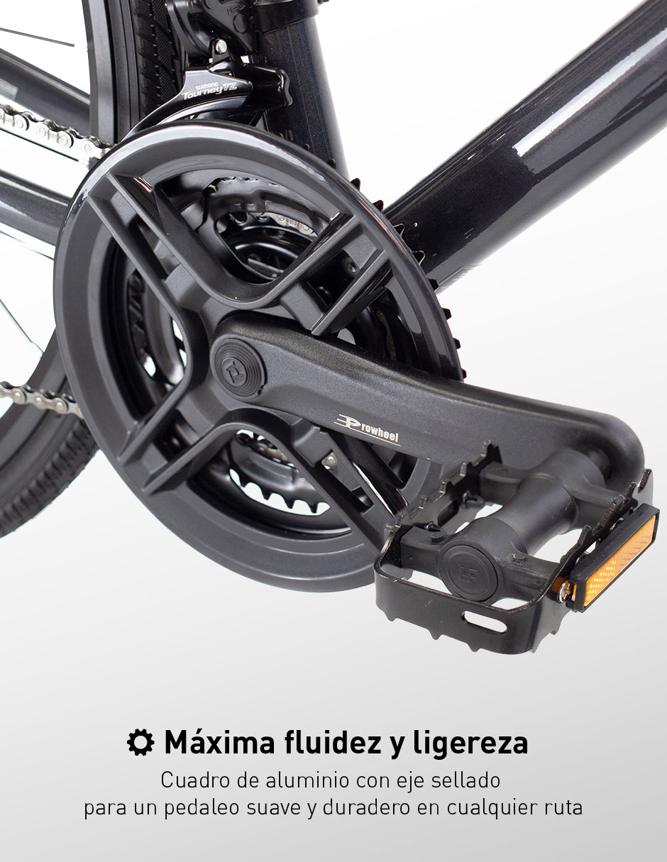 Bicicleta urbana rodada 700 Quotidien unisex 2