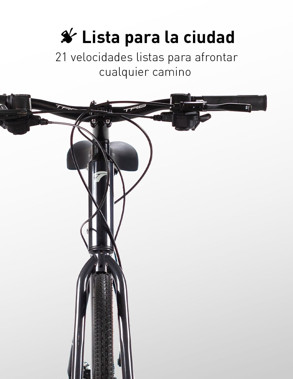 Bicicleta urbana rodada 700 Quotidien unisex 4