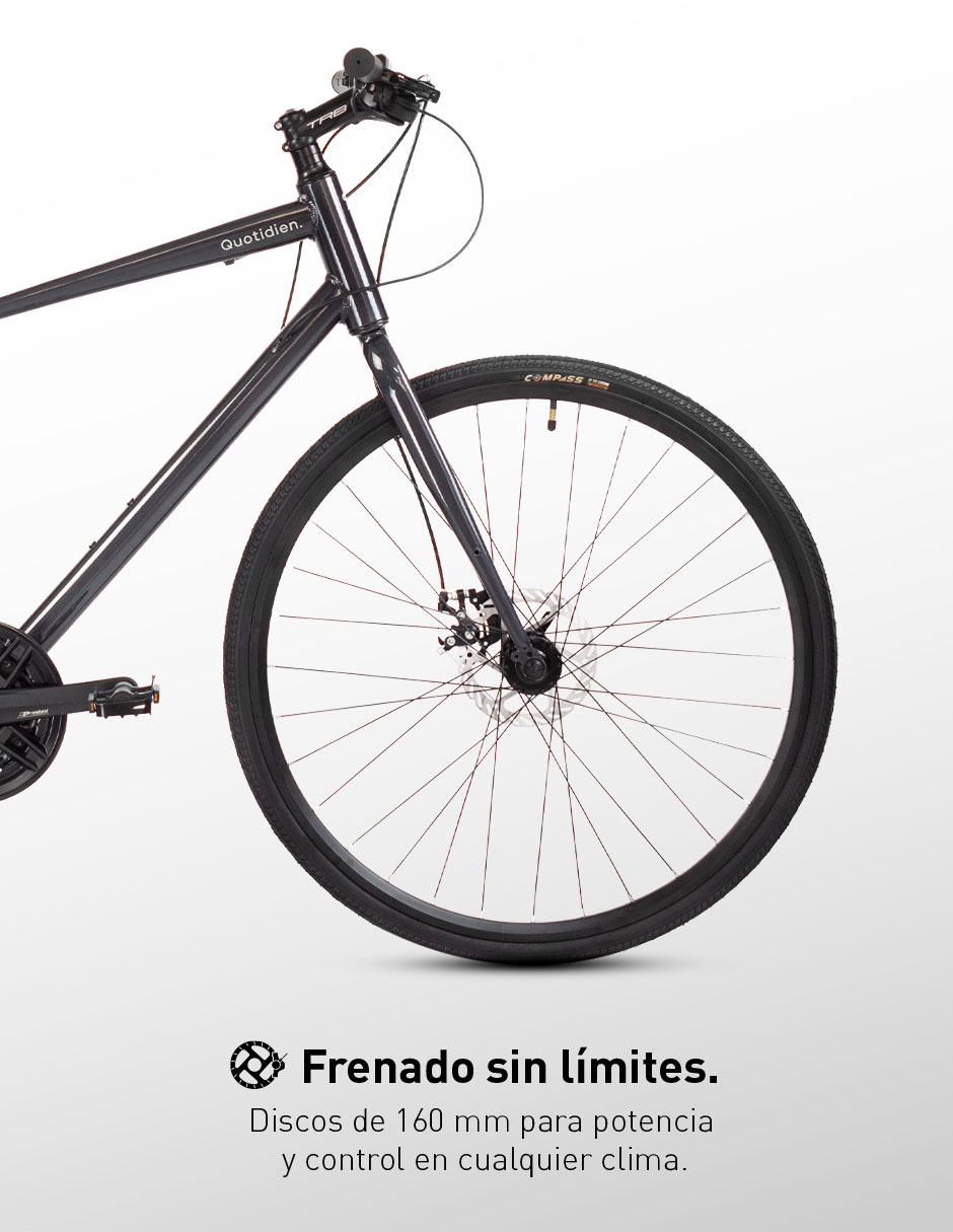 Bicicleta urbana rodada 700 Quotidien unisex 7