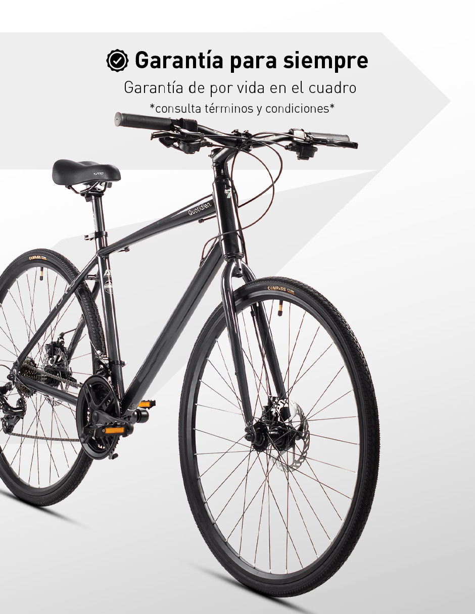 Bicicleta urbana rodada 700 Quotidien unisex 8