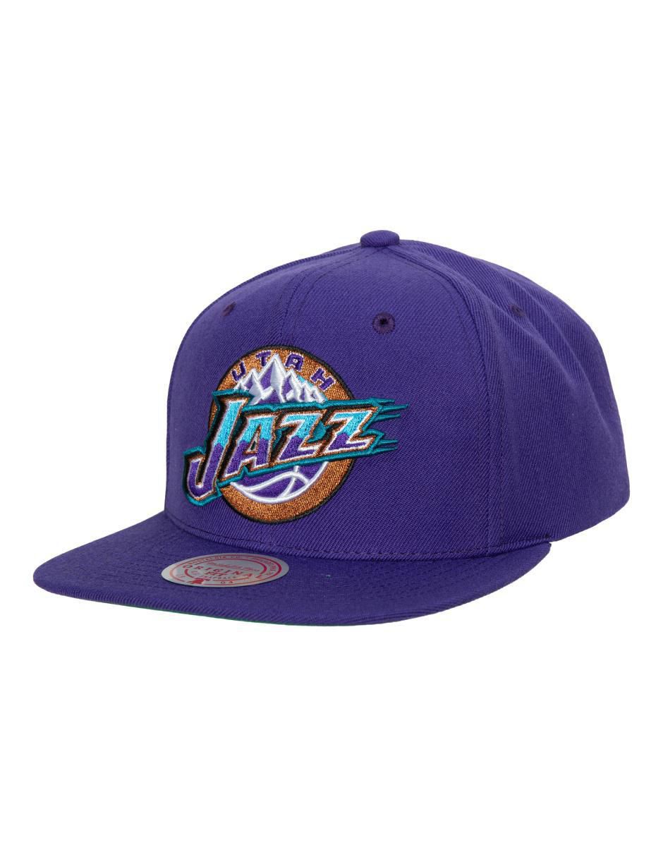 Gorra con visera plana snapback Nba Utah Jazz adulto 1