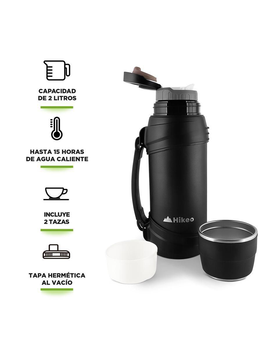 Termo de acero inoxidable con tapa rosca 2
