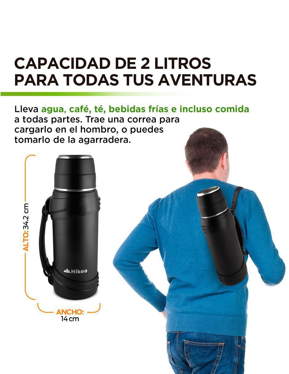 Termo de acero inoxidable con tapa rosca 5