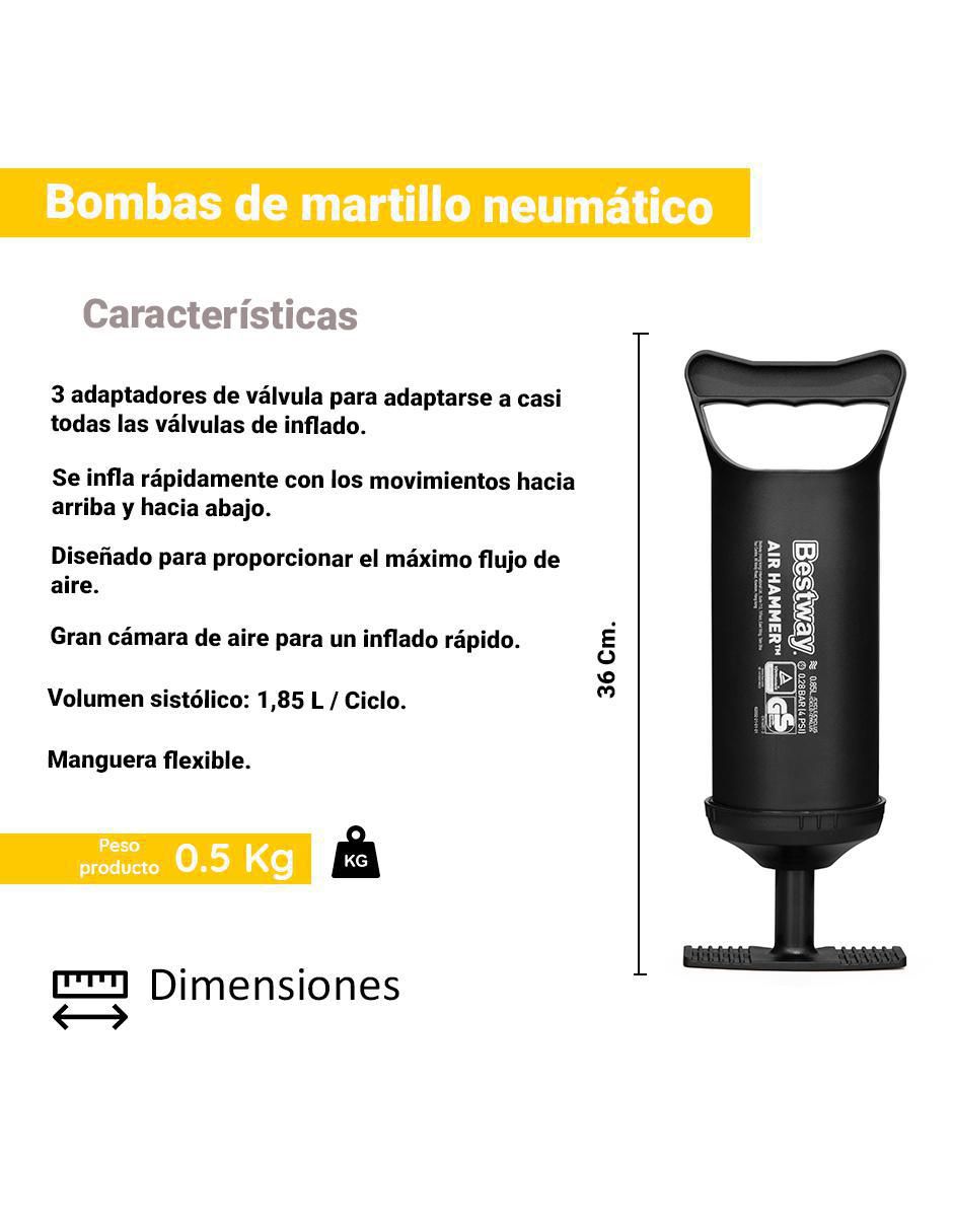 Bomba de aire manual para campismo