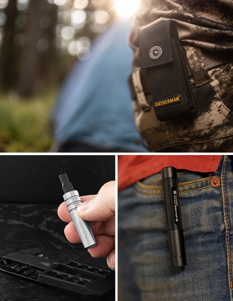 "navaja" leatherman super tool 300 negra con accesorios