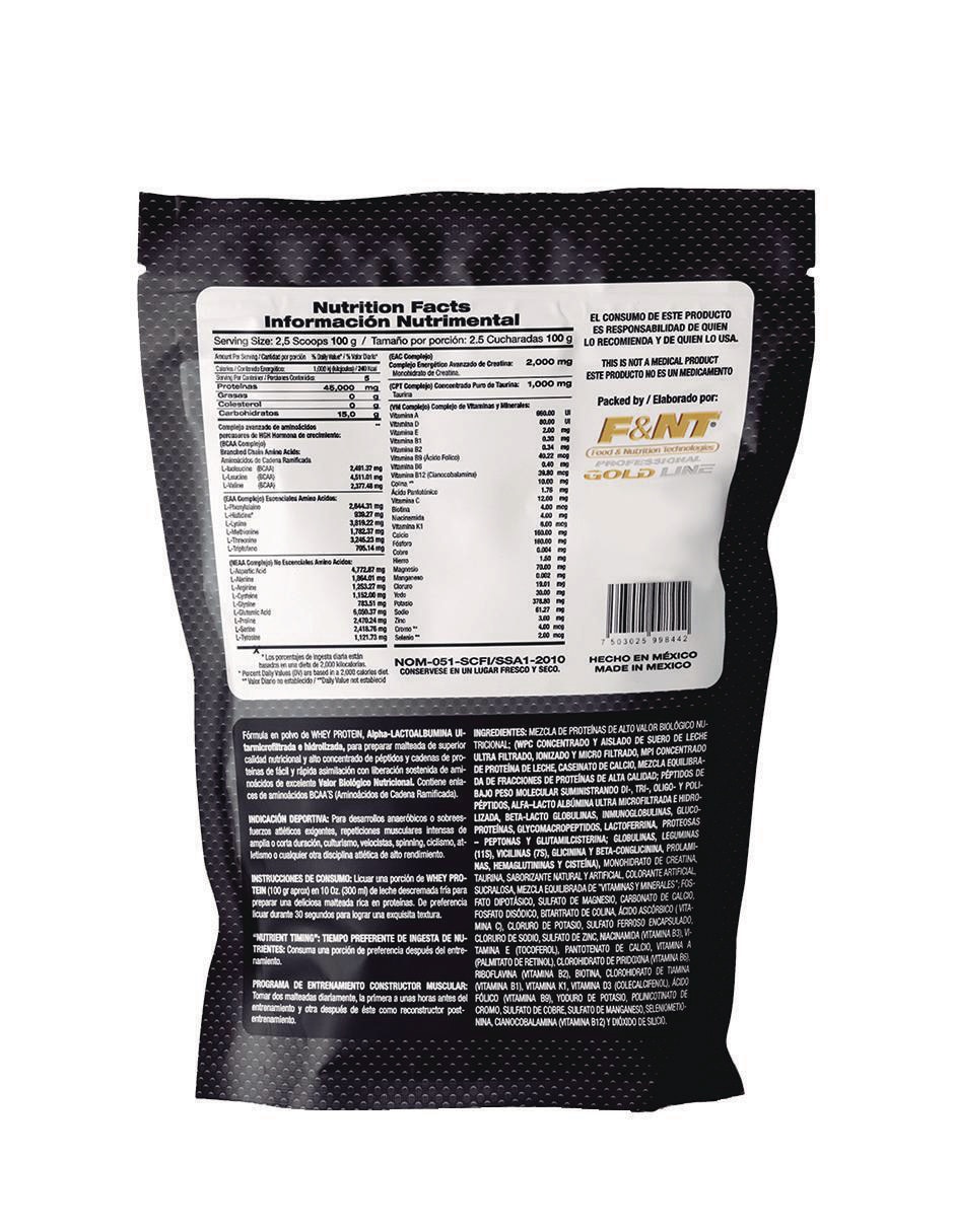 Whey Protein sabor fresa de 500 g