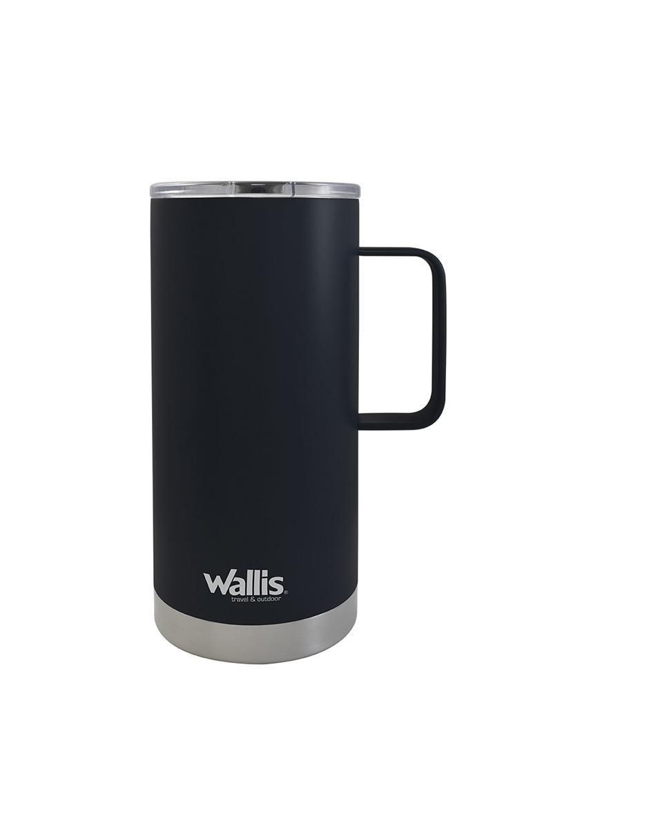 Taza térmica Wallis de acero inoxidable con tapa a presión 500 ml
