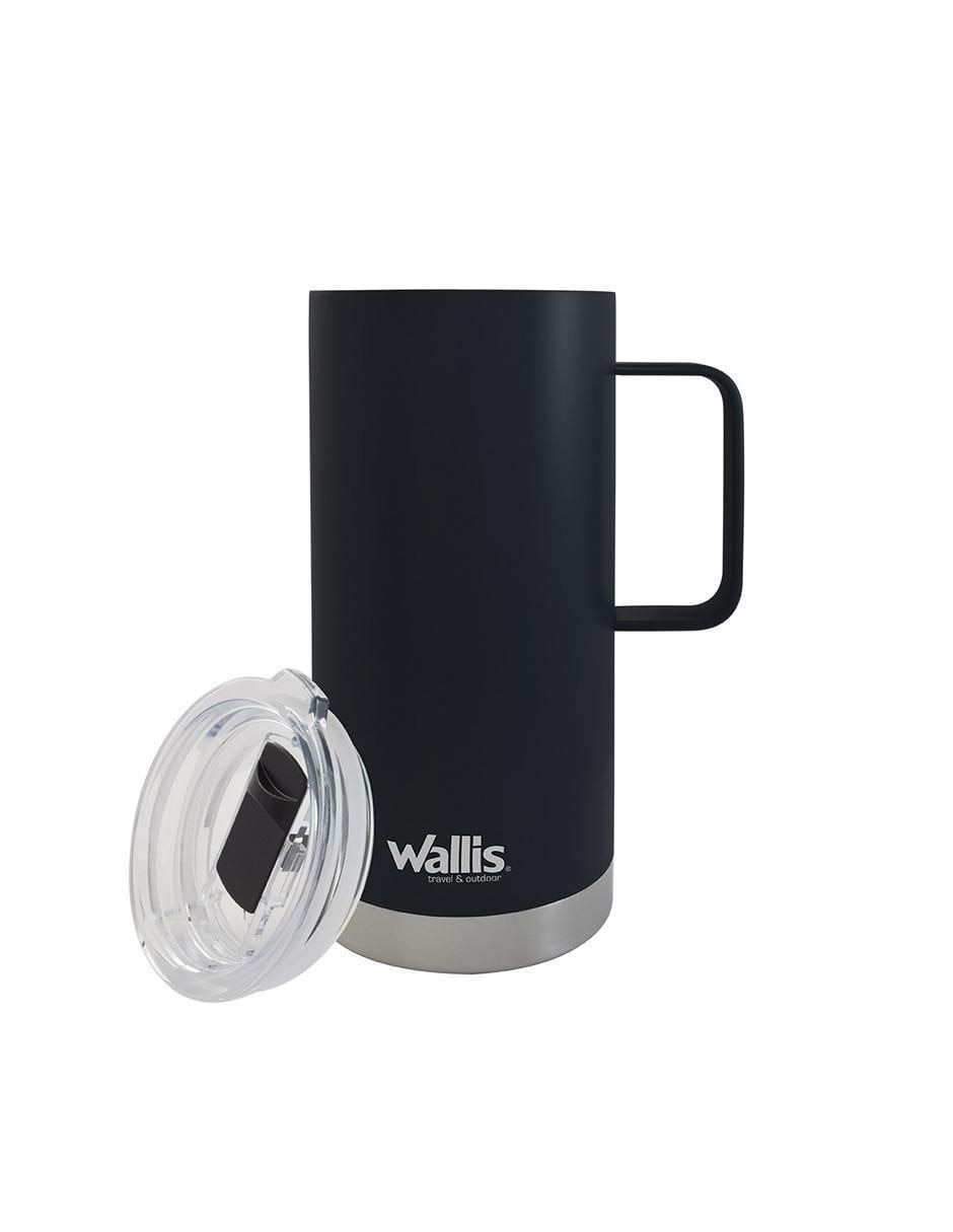 Taza térmica Wallis de acero inoxidable con tapa a presión 500 ml