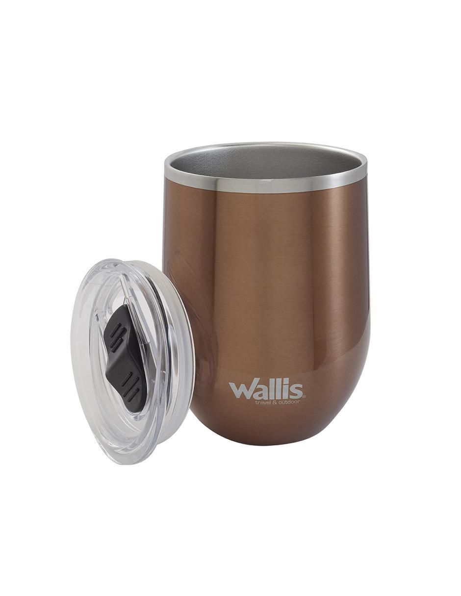 Termo de acero inoxidable con tapa a presión 350 ml
