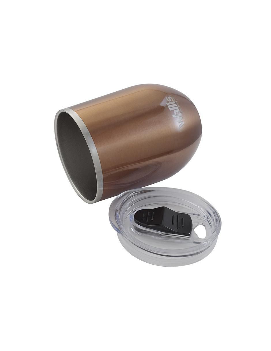 Termo de acero inoxidable con tapa a presión 350 ml