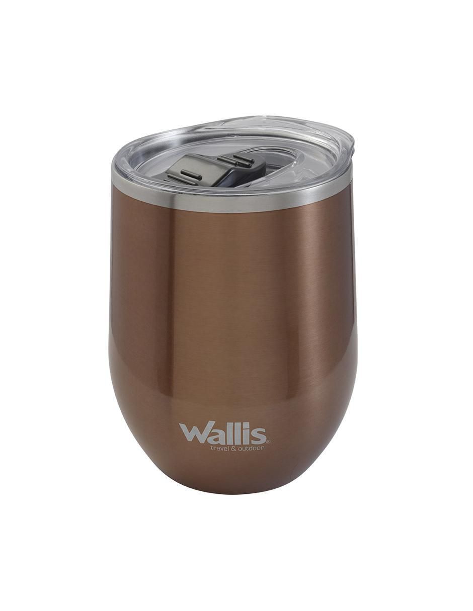 Termo de acero inoxidable con tapa a presión 350 ml