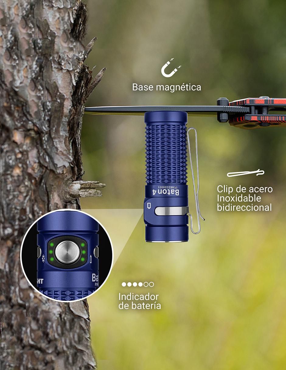 Linterna de mano Baton 4 recargable 4
