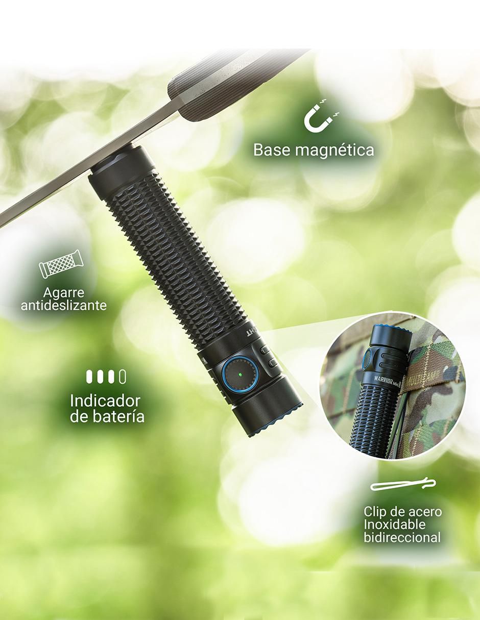 Linterna de mano Olight Warrior mini 3 recargable
