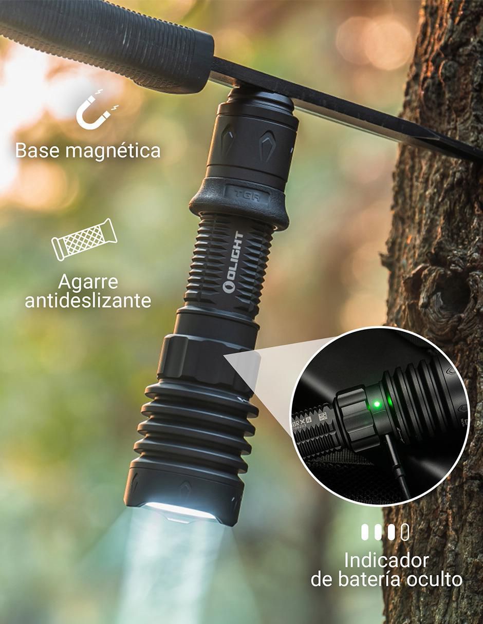Linterna de mano Warrior x 4 recargable 4