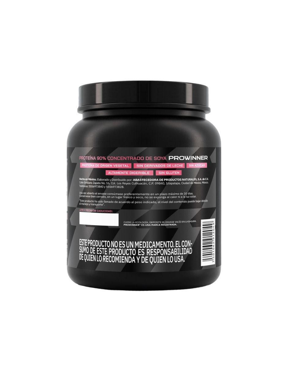 Suplemento Proteína 90% Concentrado de Soya sabor fresa de 400 g 2