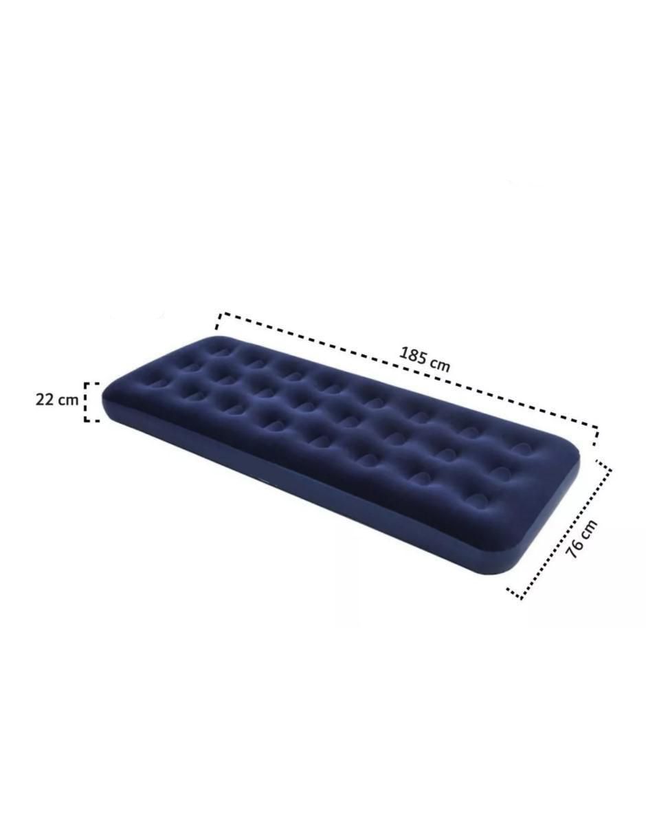 Colchón inflable colchoneta pillow top integrada 5