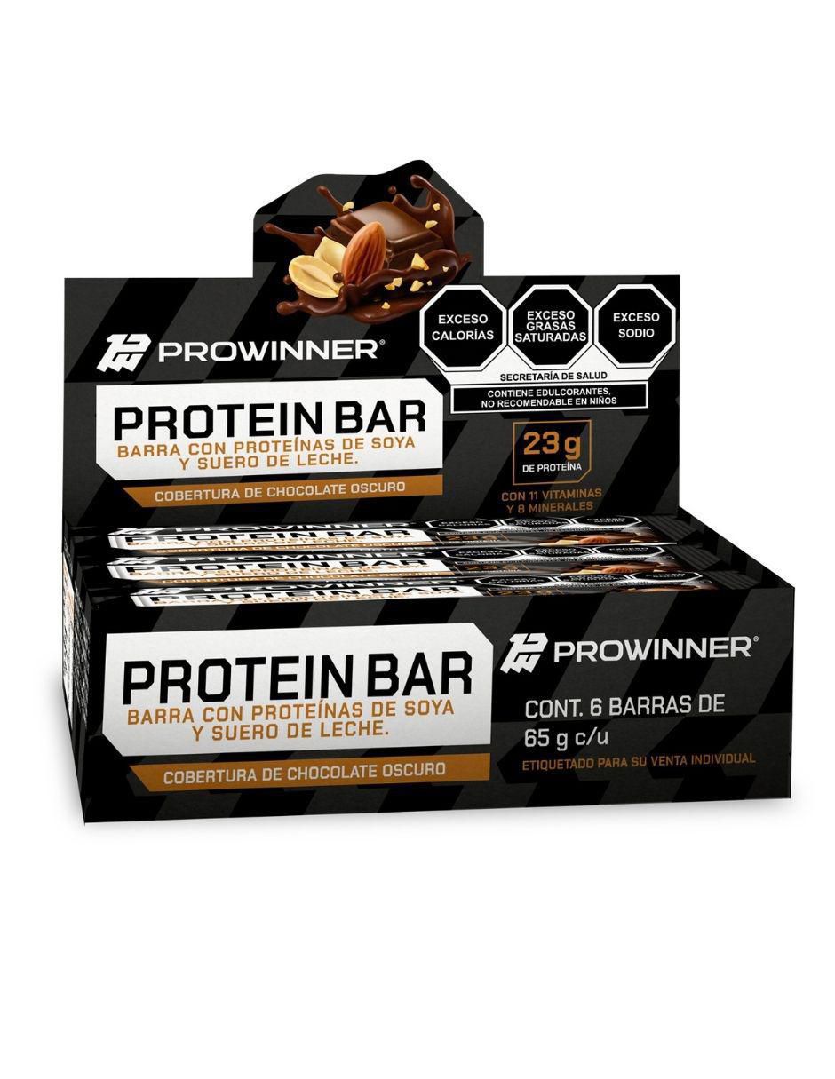 Suplemento Barra nutritiva Protein bar ProWinner caja con 6 piezas sabor chocolate Suplemento Barra nutritiva Protein bar ProWinner caja con 6 piezas sabor chocolate