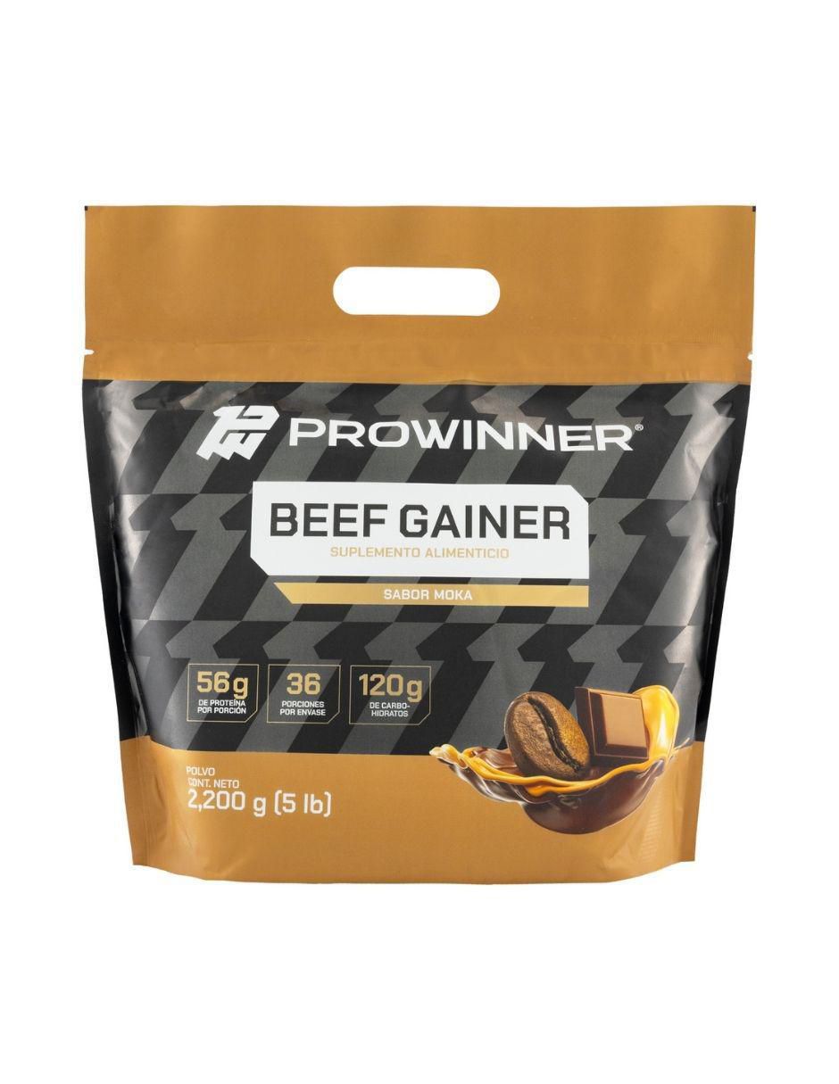 Suplemento Beef gainer ProWinner sabor moka de 2.2 kg Suplemento Beef gainer ProWinner sabor moka de 2.2 kg