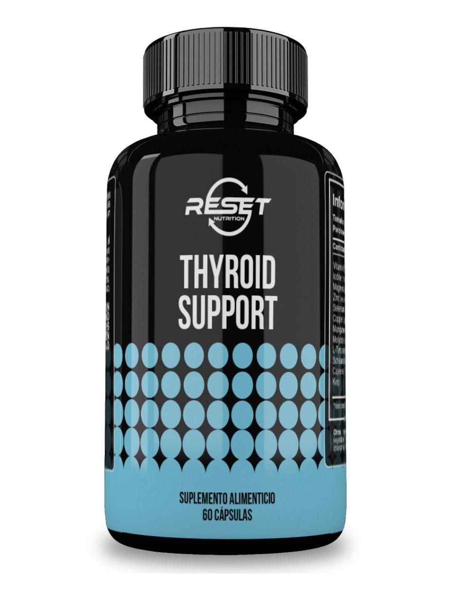Thyroid Support con tirosina magnesio chisandra sabor natural de 60 cápsulas
