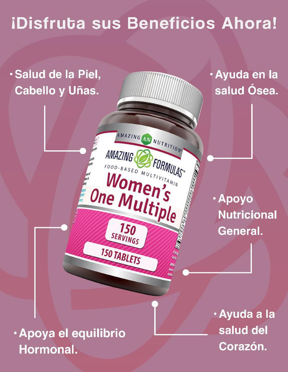 Womens' One Multiple con multivitaminico sabor natural de 150 tabletas 2