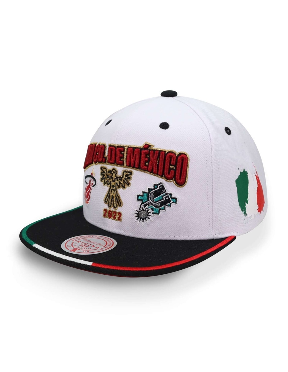 Gorra con visera plana san antonio spurs unisex