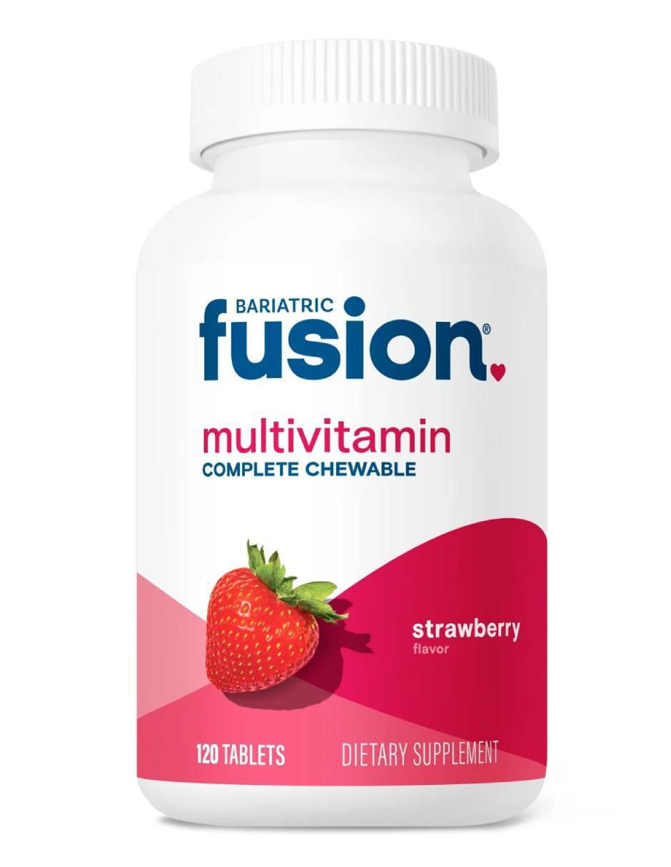 Multivitamin Complete Chewable sabor fresa de 120 tabletas